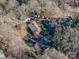 Aerial view of neighborhood with house highlighted at 408 Elizabeth St, Gastonia, NC 28054
