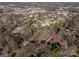 Wide aerial view of the house and surrounding town at 408 Elizabeth St, Gastonia, NC 28054
