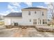 Two-story house with backyard patio and deck at 5110 Osage Cir, Charlotte, NC 28269