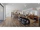 Spacious open floor plan seamlessly connecting living, kitchen and dining areas at 82112 Standing Oak Dr, Charlotte, NC 28278
