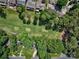 Aerial view of a house and golf course in the neighborhood providing a view of community and recreational space at 92 Heritage Dr, Clover, SC 29710