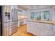 Modern kitchen with stainless steel appliances and island at 92 Heritage Dr, Clover, SC 29710