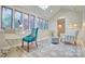 Home office with built-in shelving and natural light at 92 Heritage Dr, Clover, SC 29710
