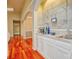 Convenient wet bar with glass shelving and granite countertop at 92 Heritage Dr, Clover, SC 29710