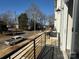 This balcony features modern railings and ample space to enjoy the street view, enhancing the outdoor living experience at 1229 E 34Th St # Csw0421, Charlotte, NC 28205