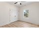 Cozy bedroom with ceiling fan, closet and window with outdoor view at 1235 Ebinport Rd, Rock Hill, SC 29732