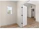 Hallway leading to the living area with LVP flooring at 1235 Ebinport Rd, Rock Hill, SC 29732