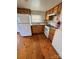 Efficient kitchen with white appliances and wood cabinets at 34&20 Shorty Miller Rd, Taylorsville, NC 28681
