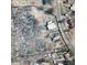 Aerial view showing house location and lot dimensions at 374 Zion Church Rd, Mount Gilead, NC 27306