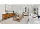 Bright living room featuring a wood coffee table and neutral decor at 3830 Mill Run, Terrell, NC 28682