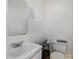 Clean bathroom with toilet, sink, and vanity at 437 Brevard St, Statesville, NC 28677