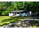 Charming one-story home with a well-maintained front yard and gravel driveway surrounded by mature trees at 6726 Lockhart Rd, Sharon, SC 29742