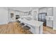 Modern kitchen with large island and stainless steel appliances at 800 Landau Rd, Waxhaw, NC 28173