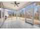 Spacious screened porch overlooks the backyard and provides ample outdoor space at 800 Landau Rd, Waxhaw, NC 28173