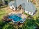 Luxury home with in-ground pool and patio at 9809 Saddle Ave, Waxhaw, NC 28173