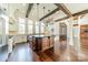 Gourmet kitchen with stainless steel appliances, large island, and ample cabinet space at 9809 Saddle Ave, Waxhaw, NC 28173