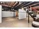 Unfinished basement with high ceilings and ample storage space at 106 Patrick St, Gastonia, NC 28054
