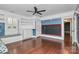 bedroom with built-in shelves, window seat, and chalkboard wall at 106 Patrick St, Gastonia, NC 28054