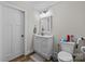 Clean bathroom with white vanity and toilet at 1278 Burrell Rd, Clover, SC 29710