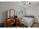 Bedroom with a vintage dresser and a double bed at 1278 Burrell Rd, Clover, SC 29710