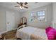 Charming bedroom with a white bed frame and dresser at 1278 Burrell Rd, Clover, SC 29710