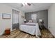 Bright bedroom with a double bed and wood-look floors at 1278 Burrell Rd, Clover, SC 29710