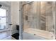 Bathroom with a shower/tub combo and modern vanity at 15650 Youngblood Rd, Charlotte, NC 28278