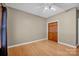 Bedroom featuring hardwood floors and closet at 161 Picwyck Dr, Mooresville, NC 28115
