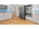 Gourmet kitchen with stainless steel appliances and double ovens and ample storage at 4150 Summit Ridge Ln, Denver, NC 28037