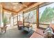 Relaxing screened porch with wooded views at 4150 Summit Ridge Ln, Denver, NC 28037