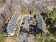 Aerial view of townhouses and parking at 4291 Melrose Club Dr, Matthews, NC 28105