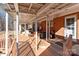 Spacious wooden back deck with covered area, perfect for relaxing at 44339 Us 52 N Hwy, Richfield, NC 28137