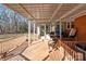 Spacious wooden back deck with covered area, perfect for relaxing at 44339 Us 52 N Hwy, Richfield, NC 28137