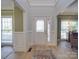 Bright entryway with hardwood floors and a charming door at 6922 Concord Hwy, Monroe, NC 28110