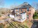 Brick house with deck and fenced backyard at 6922 Concord Hwy, Monroe, NC 28110