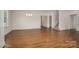 Formal dining room with hardwood floors and chandelier at 804 Pierce Ave, Mount Holly, NC 28120
