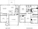 Two-story house floor plan, including a two-car garage and patio at 1412 Windy Park Dr, Stanley, NC 28164