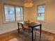 Bright dining area with window views and a modern light fixture at 1748 Eden Ter, Rock Hill, SC 29730