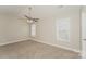 Upstairs bedroom with neutral walls and carpeted floors at 19054 Long Pond Ln, Cornelius, NC 28031