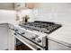 Stainless steel KitchenAid gas cooktop with modern design at 3436 Greene Rd, Monroe, NC 28110