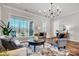 Light and airy living room with hardwood floors, ample seating, and large windows at 3436 Greene Rd, Monroe, NC 28110