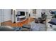 Living room with hardwood floors, fireplace and comfortable seating at 3935 Yosemite Way, Fort Mill, SC 29707