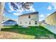 Two-story house with backyard and patio at 4005 Linville Falls Ln, Monroe, NC 28110