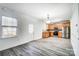 Open concept kitchen and dining area with stainless steel appliances at 4005 Linville Falls Ln, Monroe, NC 28110