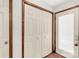 Laundry area with built-in storage and exterior access at 4641 Hickory Grove Rd, Sharon, SC 29742