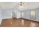 Open living space with hardwood floors and high ceiling at 4641 Hickory Grove Rd, Sharon, SC 29742