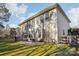 Large backyard with patio and seating area at 8814 Beaver Creek Dr, Charlotte, NC 28269