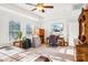 Spacious main bedroom with a desk, large windows, and plenty of natural light at 8814 Beaver Creek Dr, Charlotte, NC 28269