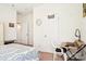Bright bedroom with a comfortable bed, desk, and ample closet space at 8814 Beaver Creek Dr, Charlotte, NC 28269