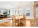 Formal dining room with a large table, chairs, and china cabinet at 8814 Beaver Creek Dr, Charlotte, NC 28269